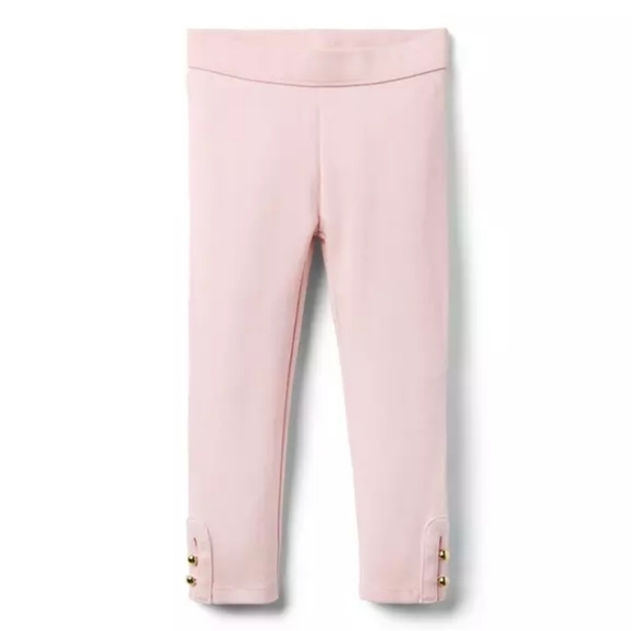 Janie and Jack Other - 3 For $12 Pink Kids Leggings with Gold Accents